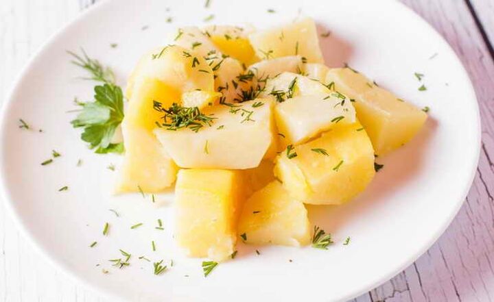 Boiled potato