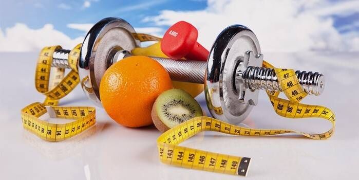 fruits and slimming equipment